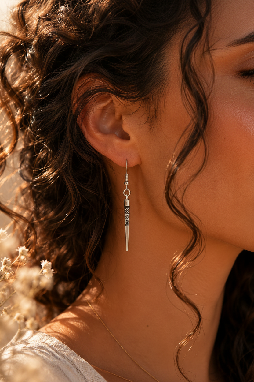Boucles d'oreilles Dague du Rêveur