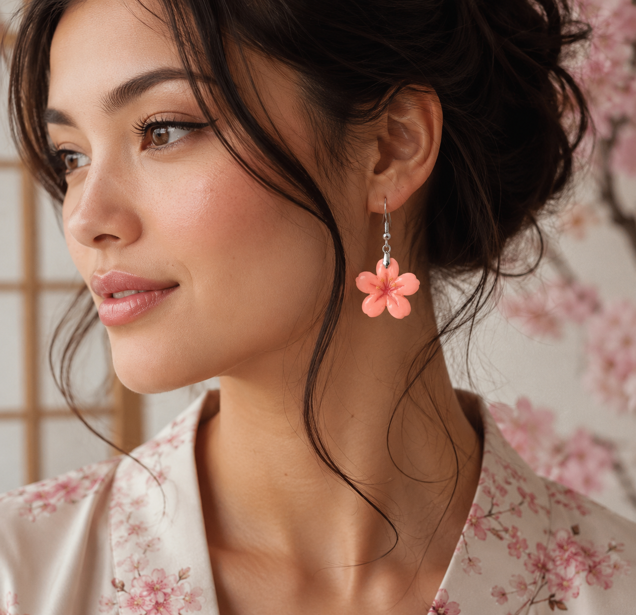 Boucles d'oreilles Sakura