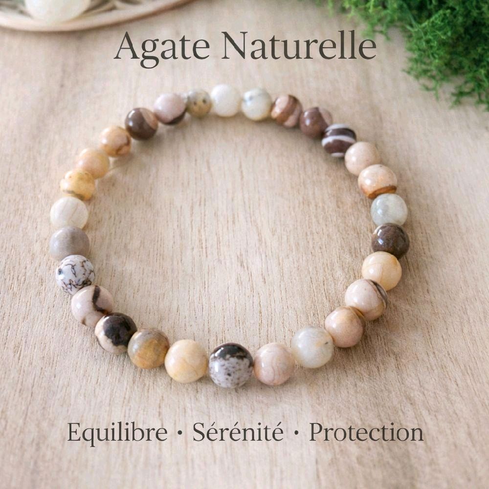 Bracelets en pierre naturelle - 6mm