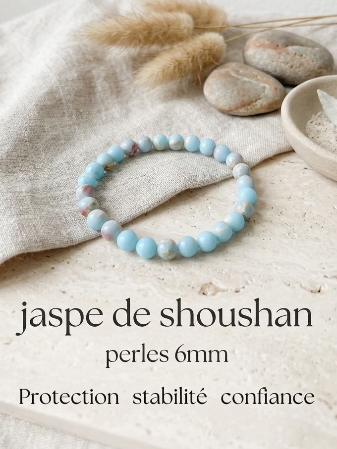 Bracelets en pierre naturelle - 6mm